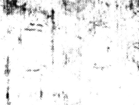 Distress urban used texture. Grunge rough dirty background. Overlay aged grainy messy template. Renovate wall frame grimy backdrop. Empty aging design element. EPS10 vector.のイラスト素材