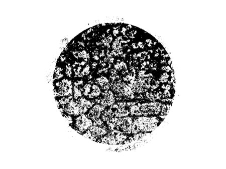Grunge circle. Grunge texture. Vector illustration.のイラスト素材