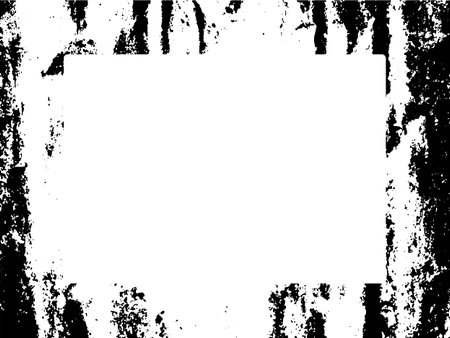 Black and white grunge background. Distressed overlay texture. Abstract vector illustration.のイラスト素材