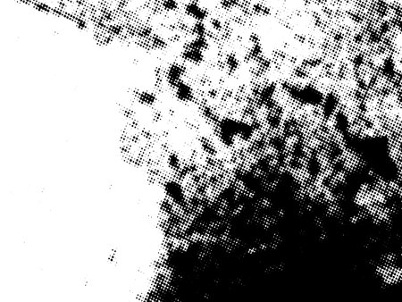Black and white grunge halftone texture. Abstract background. Vector illustrationのイラスト素材