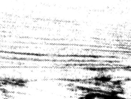 Distress grunge halftone overlay texture. Dirty noise aging design template. EPS10 vector.のイラスト素材