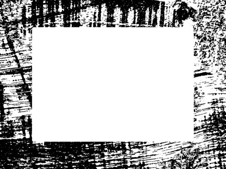 Grunge frame. Black and white grunge background. Vector illustration.のイラスト素材