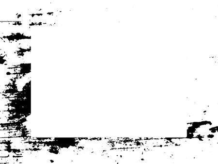 Grunge black and white frame. Template for your design. Vector illustrationのイラスト素材