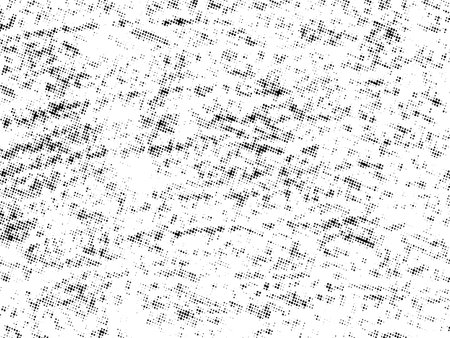 Distressed overlay texture of cracked concrete, stone or asphalt. grunge background. abstract halftone vector illustrationのイラスト素材