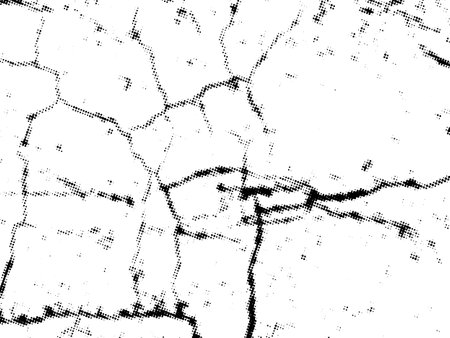 Distress urban used texture. Grunge rough dirty background. Brushed black paint cover. Overlay aged grainy messy template. Renovate wall scratched backdrop.のイラスト素材