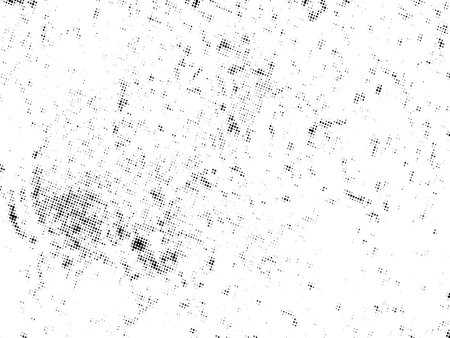 Distressed overlay texture of cracked concrete, stone or asphalt. grunge background. abstract halftone vector illustrationのイラスト素材