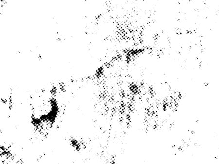 Distressed overlay texture of cracked concrete, stone or asphalt. grunge background. abstract halftone vector illustrationのイラスト素材