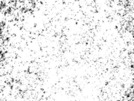 Distress urban used texture. Grunge rough dirty background. Brushed black paint cover. Overlay aged grainy messy template. Renovate wall scratched backdrop.のイラスト素材