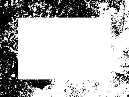 Black and white grunge background. Distress overlay texture. Abstract vector illustration.のイラスト素材