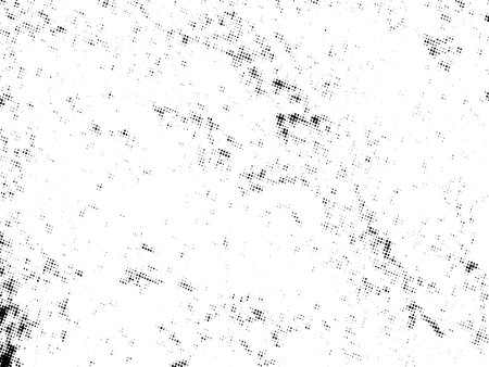 Distressed overlay texture of cracked concrete, stone or asphalt. grunge background. abstract halftone vector illustrationのイラスト素材