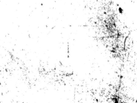 Distressed overlay texture of cracked concrete, stone or asphalt. grunge background. abstract halftone vector illustrationのイラスト素材