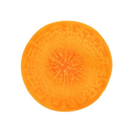 carrots isolated on white backgroundの写真素材