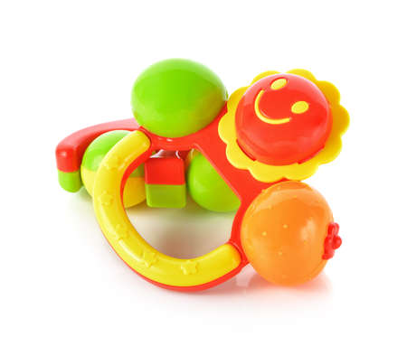 children toy on  white background