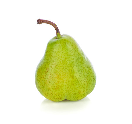 pear isolated on white backgroundの写真素材