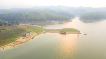 Drowning Temple in Sangkhlaburi District Kanchanaburi is an ancient temple has a long history in...