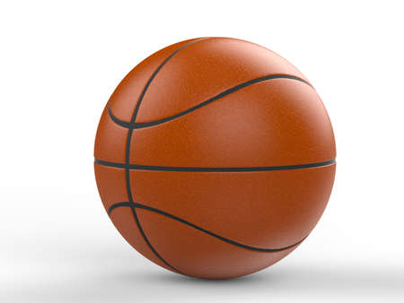 3d rendering basketball ballの写真素材