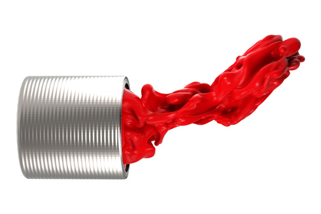 3d rendering water color splash isolated on whiteの写真素材