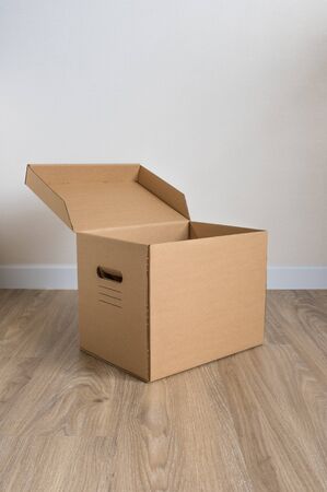 cardboard box or carton box with lid