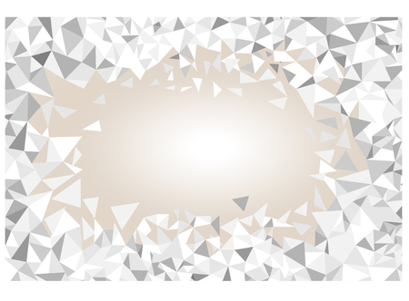 Polygon background with space vector illustration.のイラスト素材