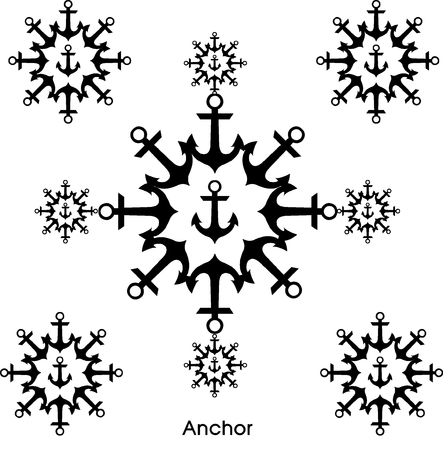 The Anchor flowerのイラスト素材