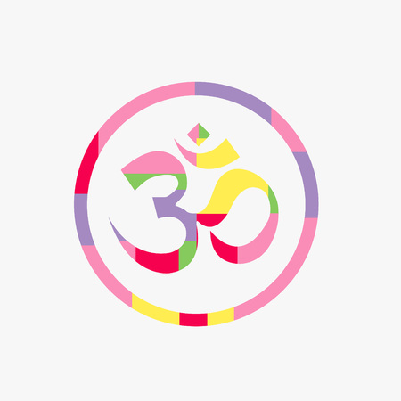The Om vector designのイラスト素材
