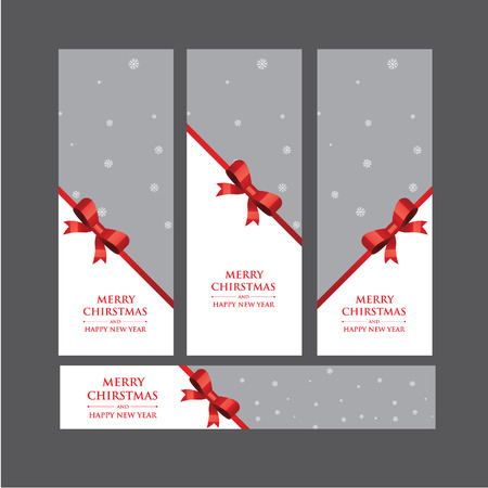 Merry Christmas, vector design and illustrationのイラスト素材