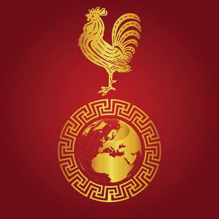 Happy Chinese new yearのイラスト素材