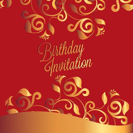 Happy Birthday card and background designのイラスト素材