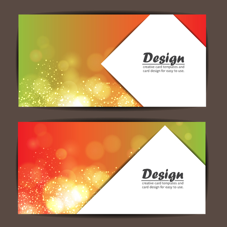 card design template. Vector illustrationのイラスト素材