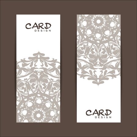 set of greeting cards designのイラスト素材