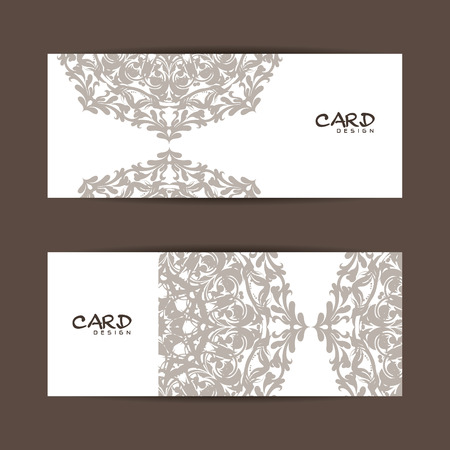 set of greeting cards designのイラスト素材