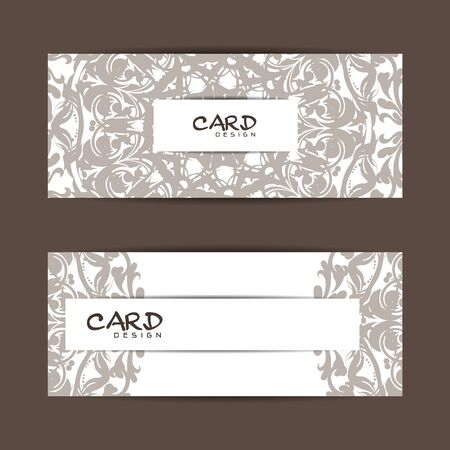 set of greeting cards designのイラスト素材