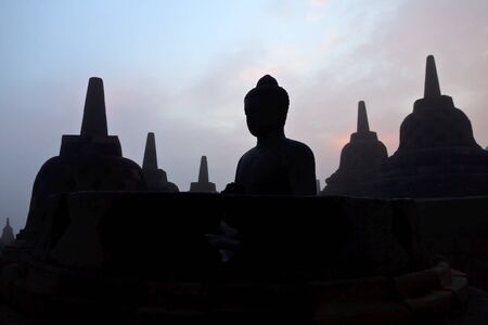 Borobudur Temple  Jogjakarta, Java, Indonesia の写真素材