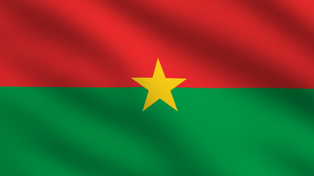 Flag of Burkina Fasoの写真素材