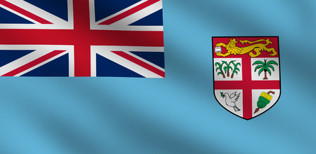 Flag of Fijiの写真素材