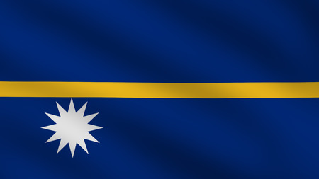 Flag of Nauruの写真素材