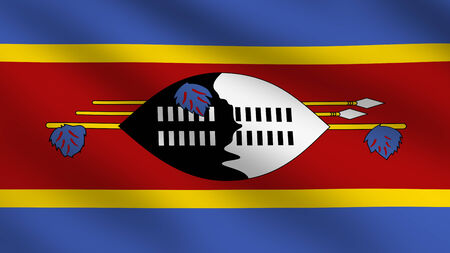 Flag of Swazilandの写真素材