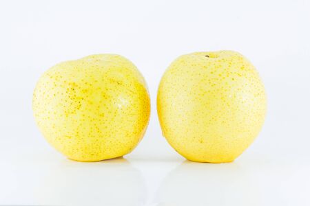 Pear isolated on white backgroundの写真素材