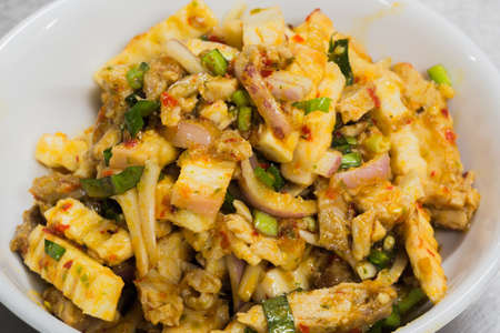 Spicy pork coconut curry famous Thailand foodの写真素材