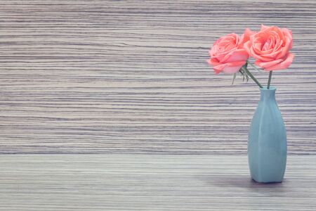 Still life vase with flowers background.の写真素材