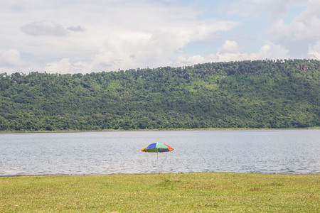 Lam Mun Bon Dam in Nakhon Ratchasim, Thailandの写真素材