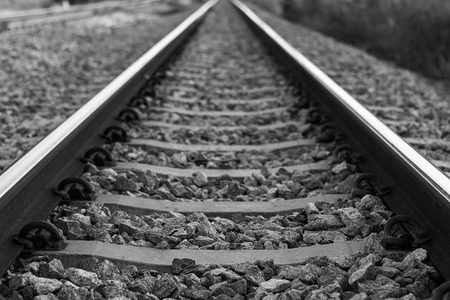 Railways system for diesel train platformの写真素材