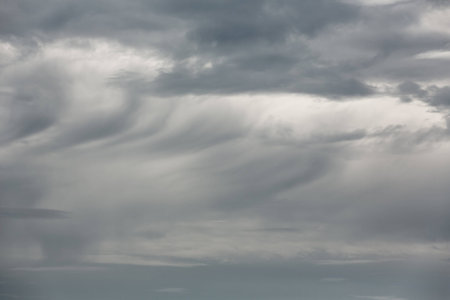 The rain cloud formation before the strom.