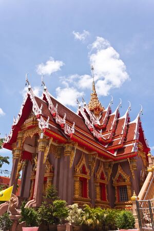 buddhist s church in thailandの写真素材