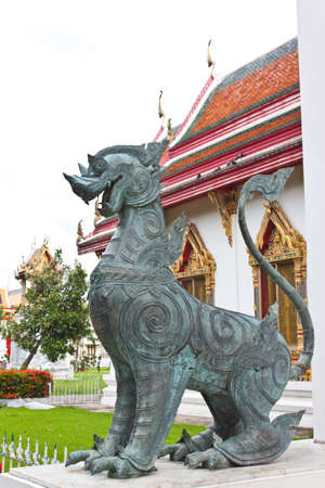 The Dragon at Wat Benchamaborphit in Thialandの写真素材