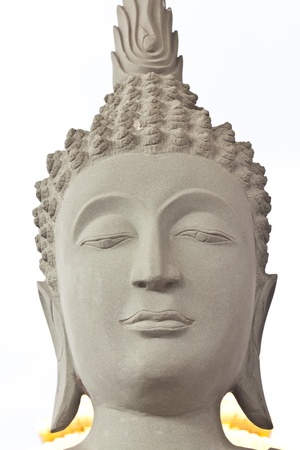 Face of Buddha imageの写真素材