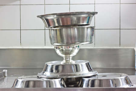 stainless wareの写真素材