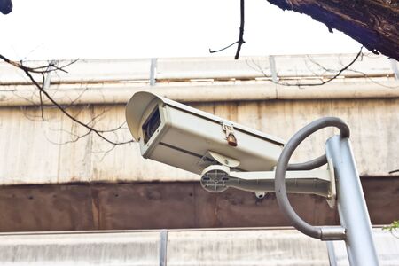 cctv on day timeの写真素材