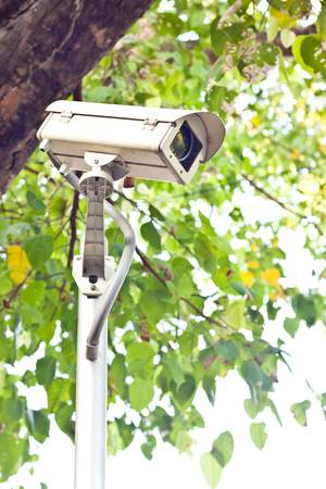 cctv on day timeの写真素材