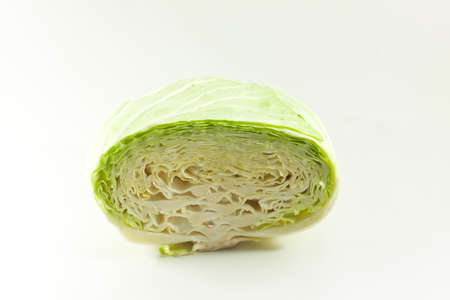 cabbage on white paper